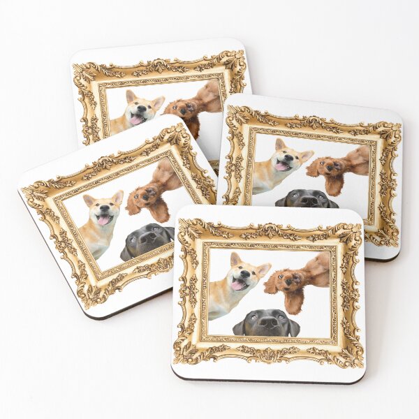 Item preview, Funny Dog Family Portrait designed and sold by Bear Wolf Design.