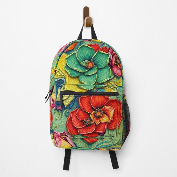 Item preview, 3D oil point Inspired Floral design, Flowers Home Decor, apparel and accessories designed and sold by TheGaliyaStudio.