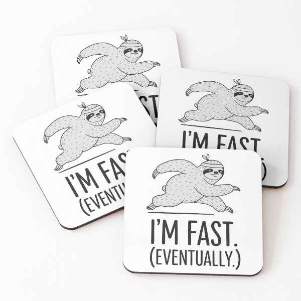 Item preview, I’m Fast. (Eventually.) designed and sold by Amir Faysal.