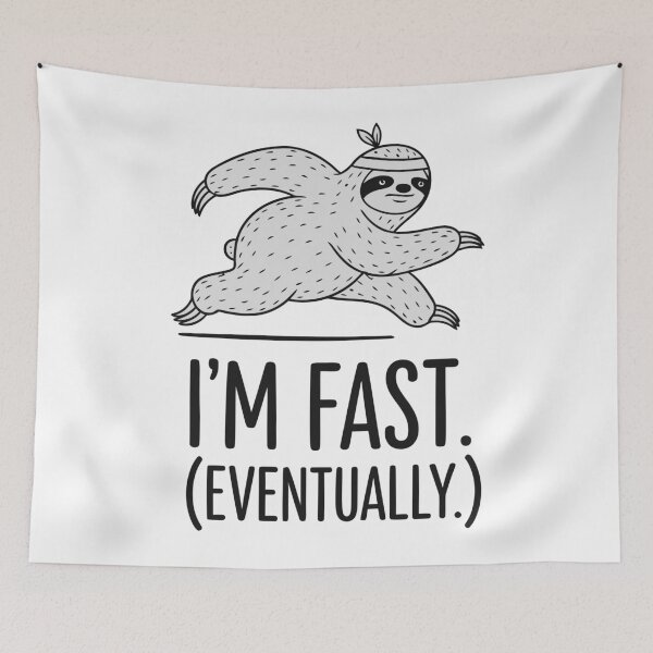 Item preview, I’m Fast. (Eventually.) designed and sold by Amir Faysal.