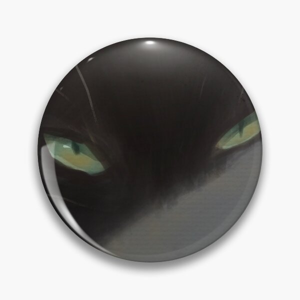 Item preview, Shy Black Cat With Blue-Green Eyes designed and sold by ArtByElandria.