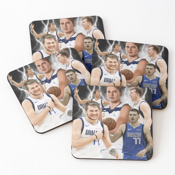 Item preview, Luka Dončić Basketball Lightning Collage Art designed and sold by NiklasSchreiber.