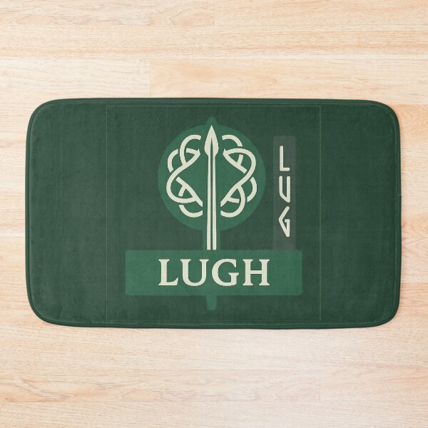 Item preview, Lugh Celtic God – Spear & Radiant Knotwork Badge designed and sold by Bratak.