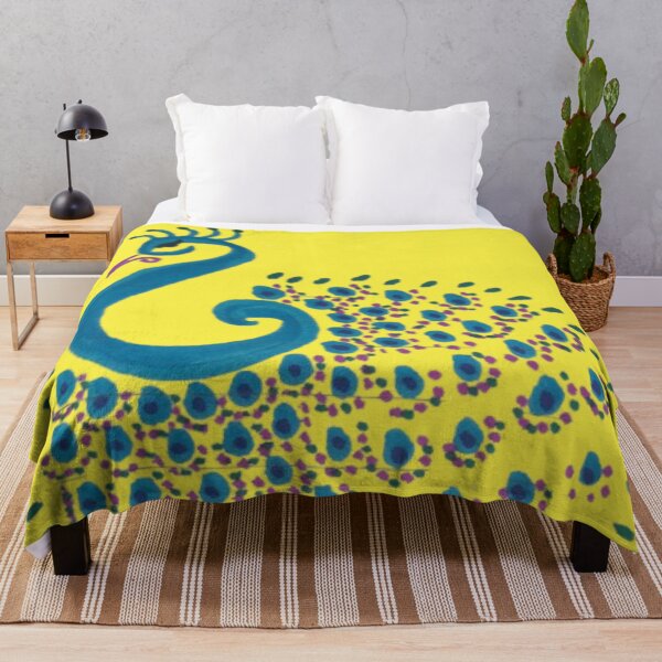 Item preview, Vibrant Peacock Illustration – Bold Yellow Background designed and sold by BulletKitty82.