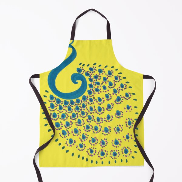 Item preview, Vibrant Peacock Illustration – Bold Yellow Background designed and sold by BulletKitty82.
