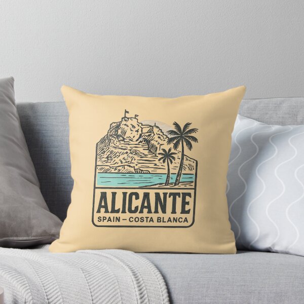 Item preview, Alicante Sketch T-Shirt – Santa Bárbara Castle Costa Blanca Spain designed and sold by Timeless Design.