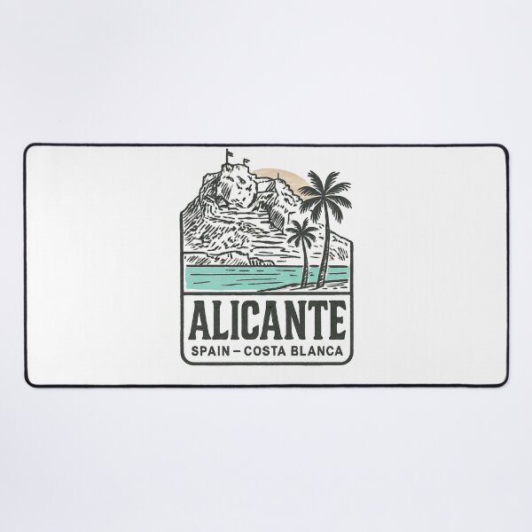 Item preview, Alicante Sketch T-Shirt – Santa Bárbara Castle Costa Blanca Spain designed and sold by Timeless Design.