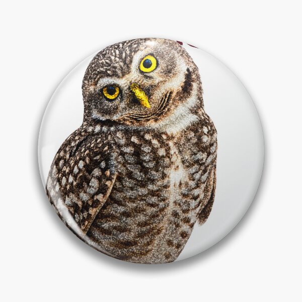 Item preview, The Calm of the Observer: The Burrowing Owl's Silence designed and sold by BrazilWildArt.