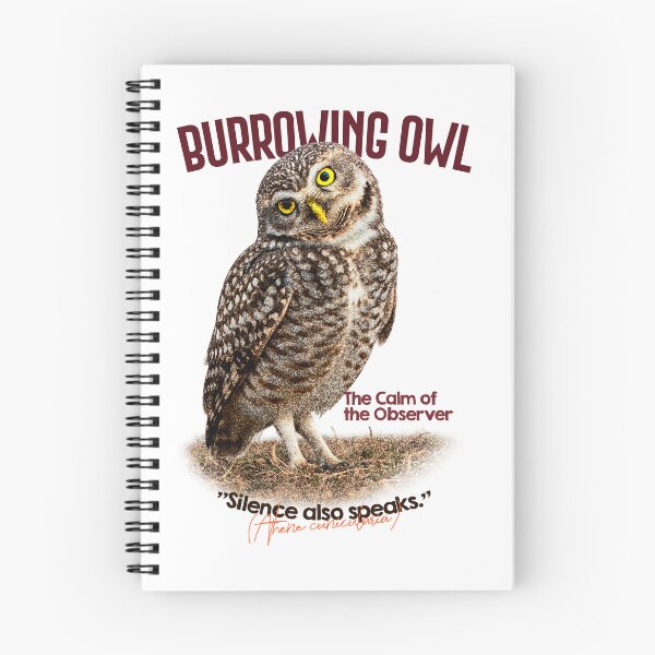 Item preview, The Calm of the Observer: The Burrowing Owl's Silence designed and sold by BrazilWildArt.