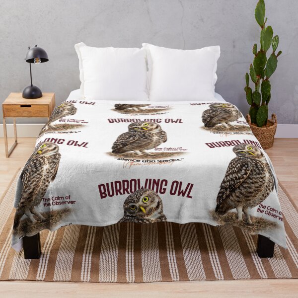 Item preview, The Calm of the Observer: The Burrowing Owl's Silence designed and sold by BrazilWildArt.