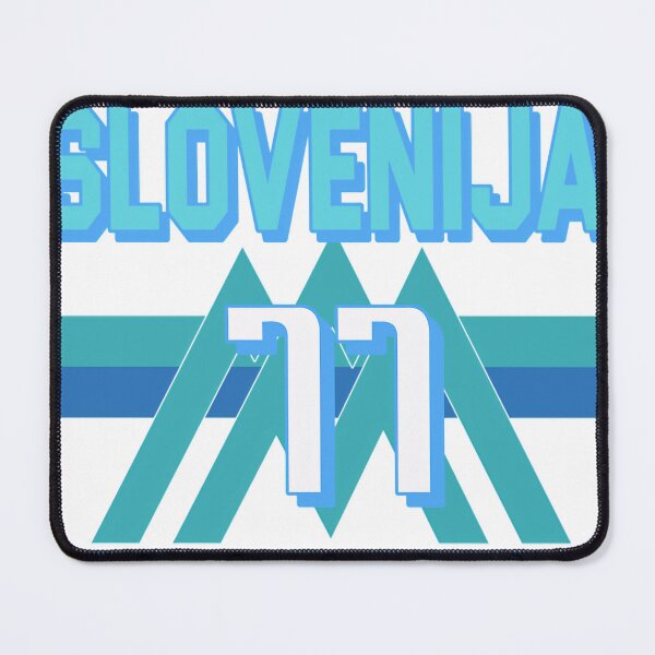 Item preview, Luka Dončić Slovenija 77 Blue Basketball Art designed and sold by KlaudiaHertzog.