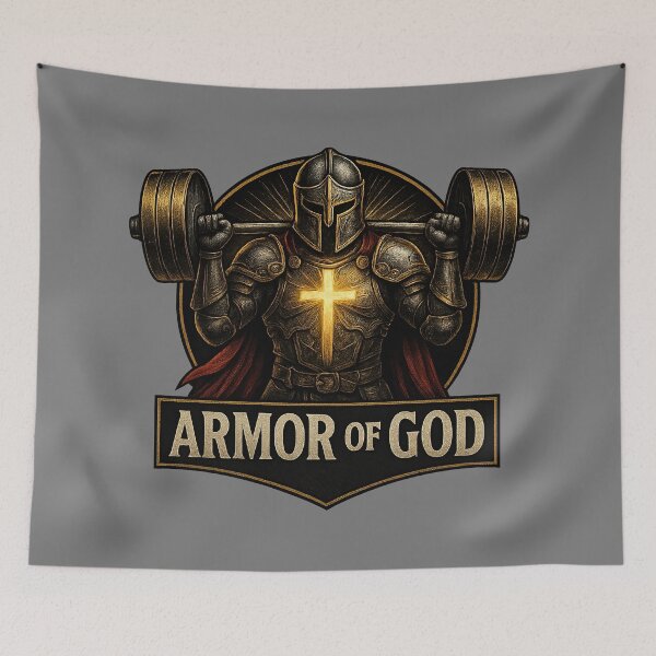 Item preview, Armor of God Christian Warrior designed and sold by JaelTees.