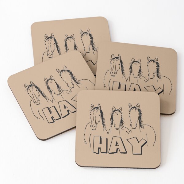 Item preview, Hay Horse Pun - Rustic Western Farmhouse designed and sold by KelseyNY.