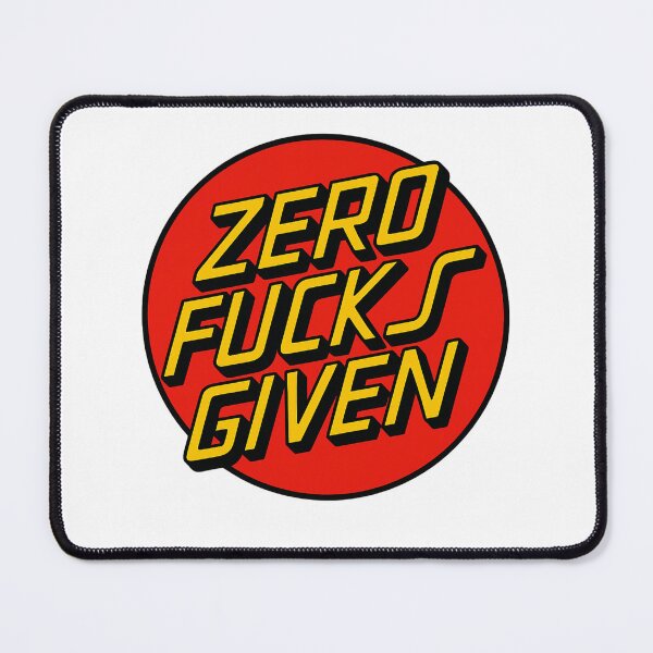 Item preview, ZERO F*S GIVEN – Bold Skate Logo Parody** designed and sold by RICK-TURNER.