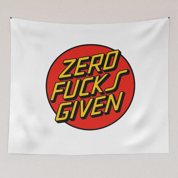 Item preview, ZERO F*S GIVEN – Bold Skate Logo Parody** designed and sold by RICK-TURNER.