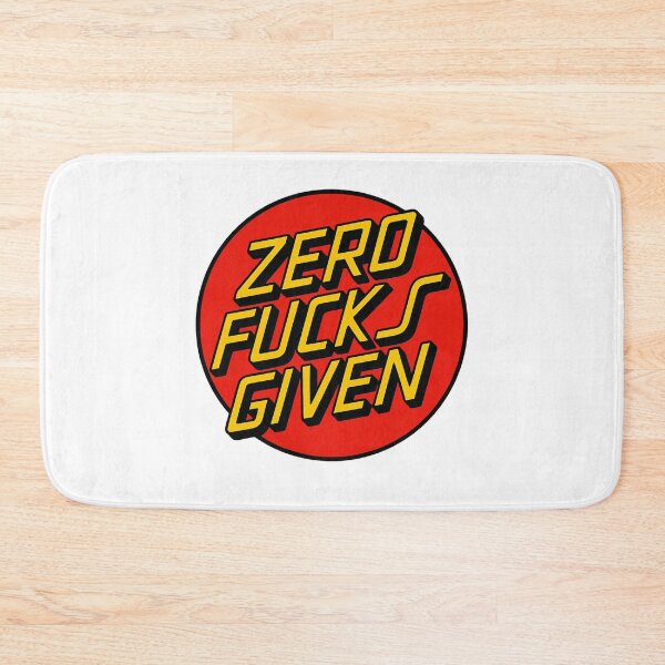 Item preview, ZERO F*S GIVEN – Bold Skate Logo Parody** designed and sold by RICK-TURNER.