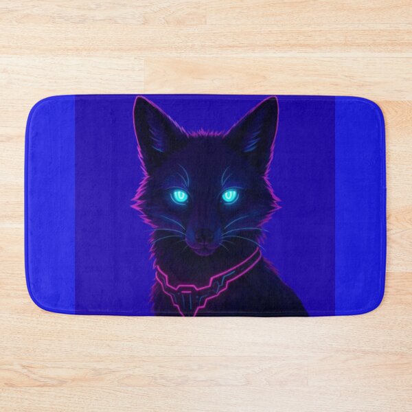 Item preview,  Fox with Neon Eyes – Futuristic Digital Art designed and sold by Ulla22.