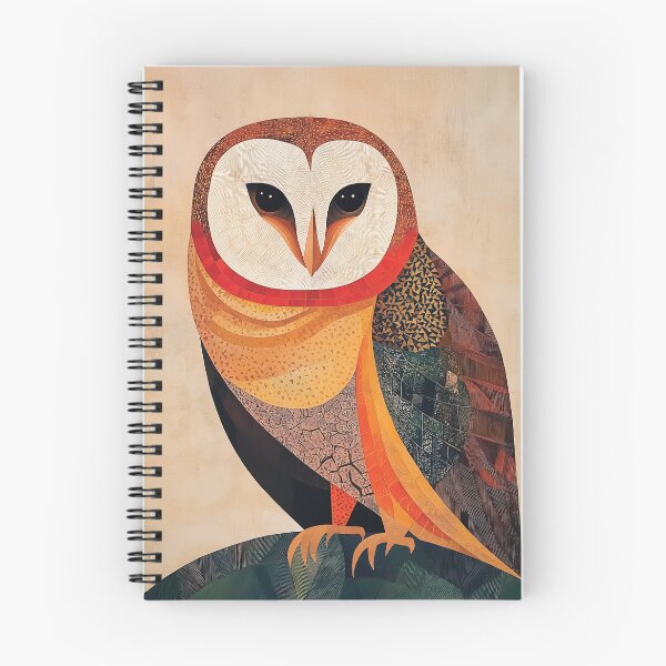 Item preview, A beautiful artistic design of a barn owl with a radial composition. designed and sold by HEMRO.