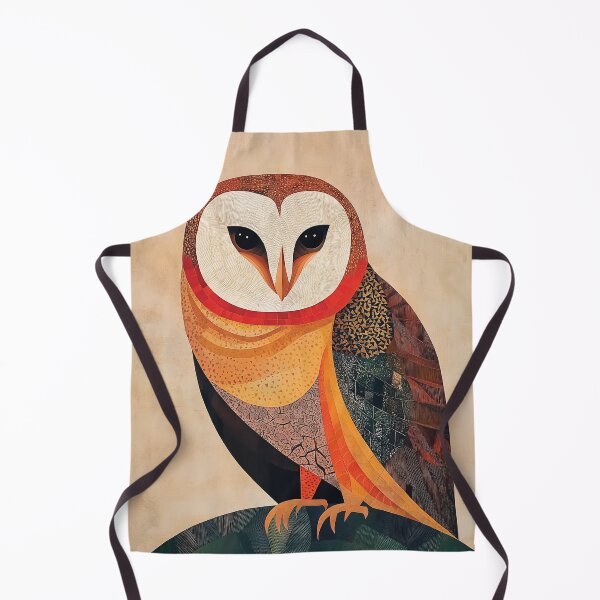 Item preview, A beautiful artistic design of a barn owl with a radial composition. designed and sold by HEMRO.