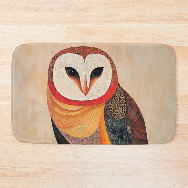 Item preview, A beautiful artistic design of a barn owl with a radial composition. designed and sold by HEMRO.