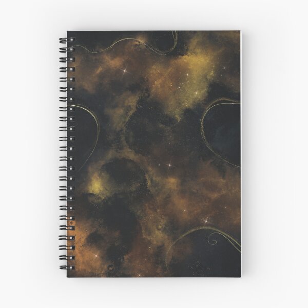 Item preview, Black and Gold Nebula designed and sold by ArtByElandria.