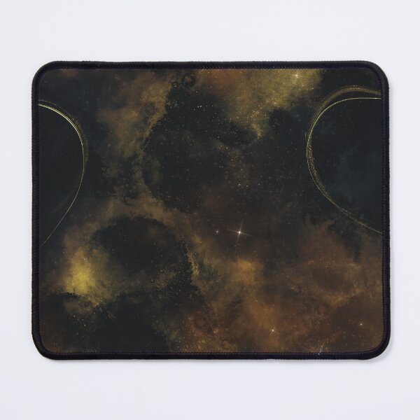 Item preview, Black and Gold Nebula designed and sold by ArtByElandria.