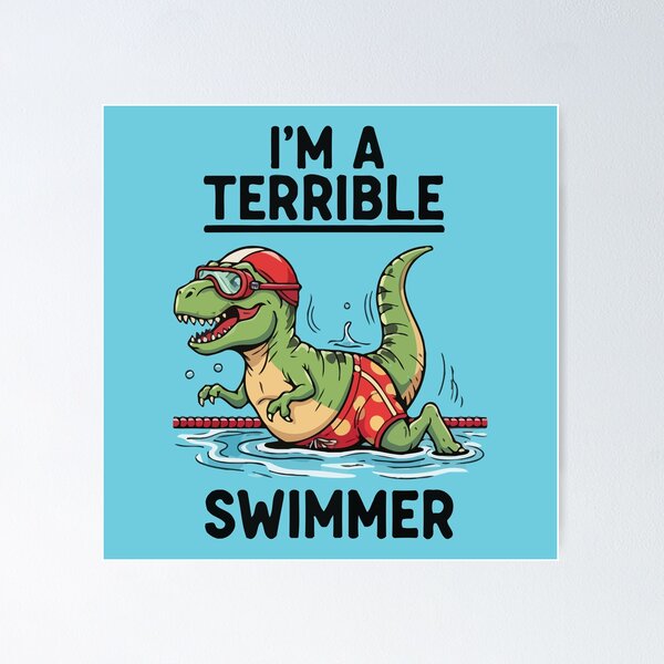 Item preview, Terrible Swimmer designed and sold by Amir Faysal.