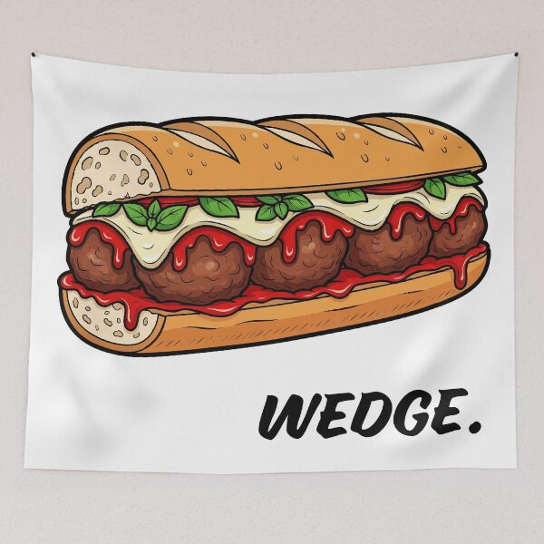 Item preview, Meatball Wedge designed and sold by Joe's Corner.