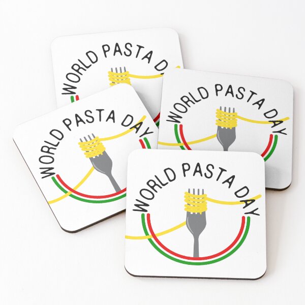 Item preview, World Pasta Day Logo designed and sold by HotHibiscus.