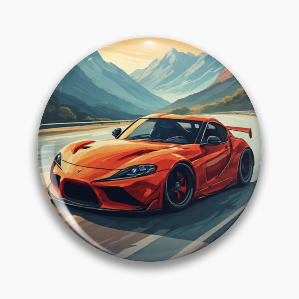 Item preview, Awesome Orange Sports Car Art design designed and sold by Aldrin Capco.