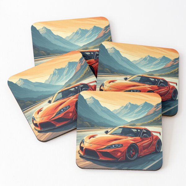Item preview, Awesome Orange Sports Car Art design designed and sold by Aldrin Capco.