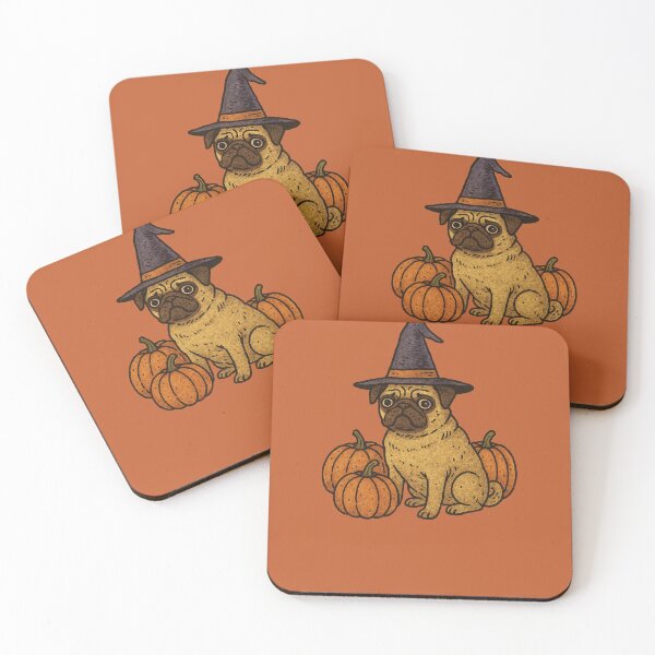Item preview, Halloween Pug Witch designed and sold by FrictionMaxxing.