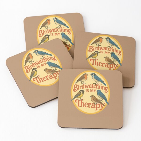 Item preview, Birdwatching is my Therapy designed and sold by FrictionMaxxing.