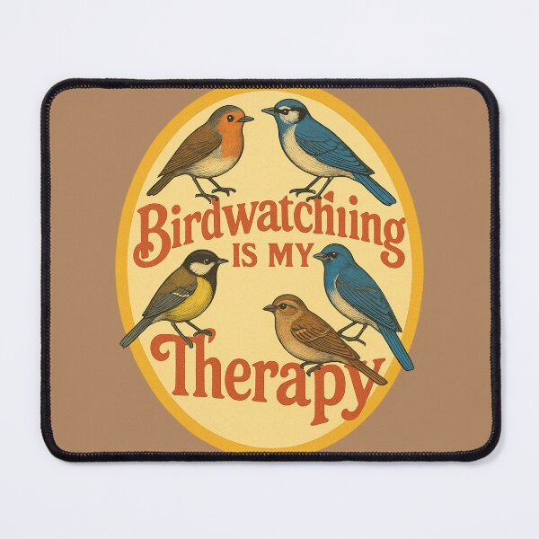 Item preview, Birdwatching is my Therapy designed and sold by FrictionMaxxing.