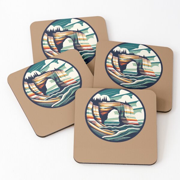 Item preview, Pictured Rocks Michigan designed and sold by FrictionMaxxing.