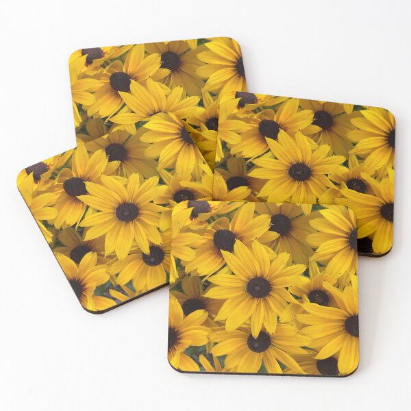 Item preview, Many Bright Yellow Flowers designed and sold by NatureVibesHere.