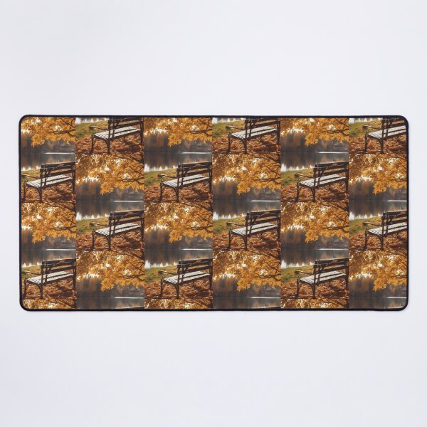 Item preview, Autumn Fall Lake Scene Wall Art Poster | Peaceful Nature Landscape Home Decor for Living Room, Bedroom, Office & Seasonal Gift Autumn Coasters designed and sold by CertainTees Clothing & Accessories .