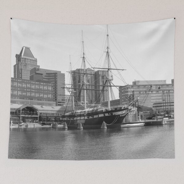 Item preview, A US Frigate Ship in Baltimore, MD designed and sold by JLW Photos.