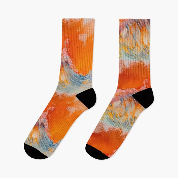 Item preview, Orange wave designed and sold by Pipsilk.