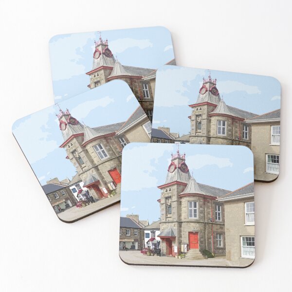 Item preview, Marazion Cornwall.  Cornish gift Kernow Travel location poster Penzance designed and sold by BarbaraGlebska.