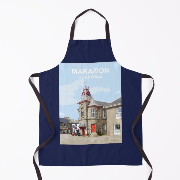 Item preview, Marazion Cornwall. Cornish gift Kernow Travel location poster Penzance designed and sold by BarbaraGlebska.