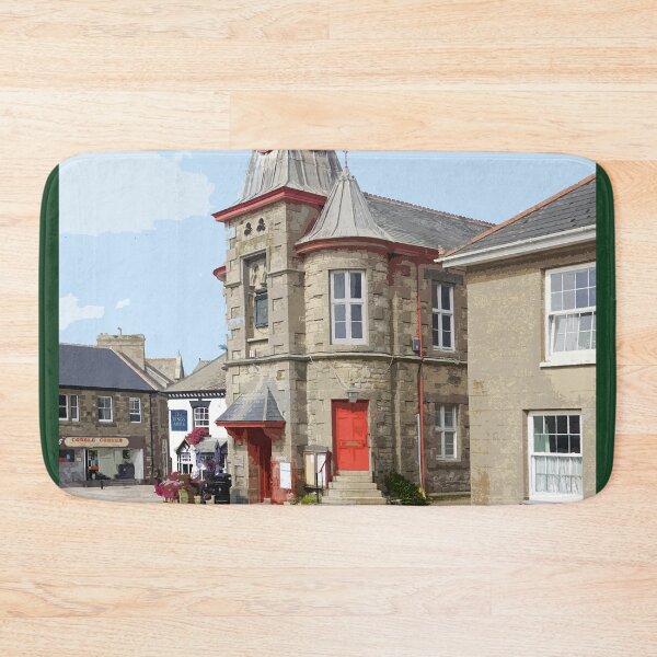 Item preview, Marazion Cornwall.  Cornish gift Kernow Travel location poster Penzance designed and sold by BarbaraGlebska.