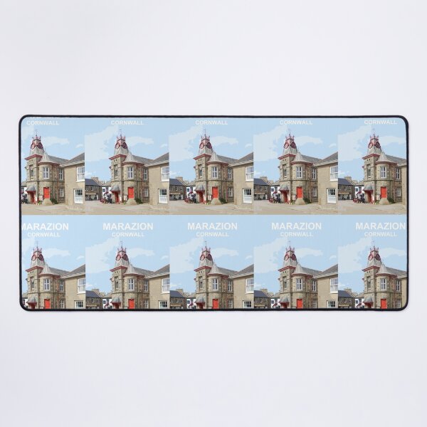 Item preview, Marazion Cornwall.  Cornish gift Kernow Travel location poster Penzance designed and sold by BarbaraGlebska.