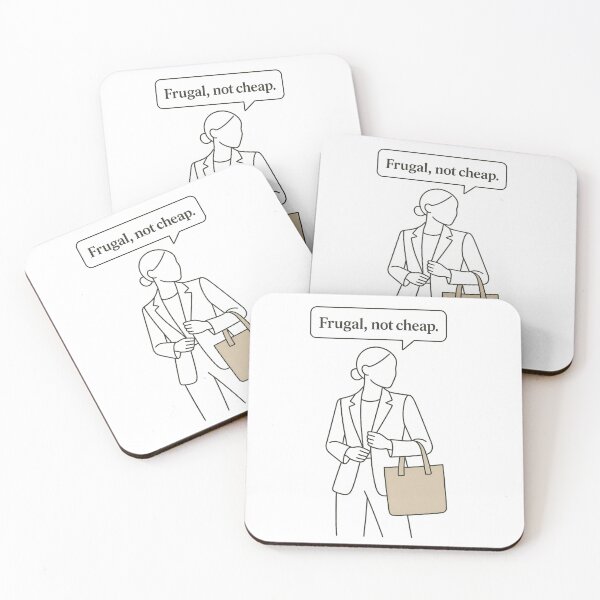 Item preview, Frugal Chic Meme Minimalist Design – Stylish & Subtle designed and sold by StickyGuys.