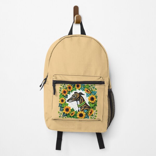 Item preview, Brindle Greyhound Sunflower designed and sold by FrictionMaxxing.