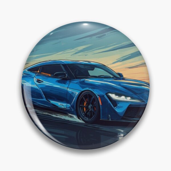 Item preview, Stylish Blue Exotic Sports Racing Car Art Design designed and sold by Aldrin Capco.