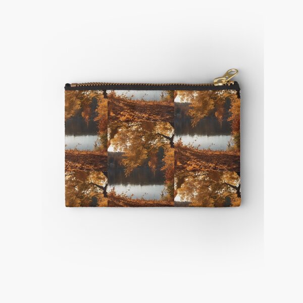 Item preview, Autumn Fall Lake Scene Wall Clock, Coffee Mug & Shower Curtain | Peaceful Nature Home Decor & Seasonal Gift Collection designed and sold by CertainTees Clothing & Accessories .