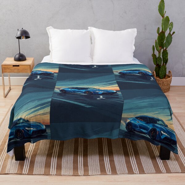 Item preview, Stylish Blue Exotic Sports Racing Car Art Design designed and sold by Aldrin Capco.