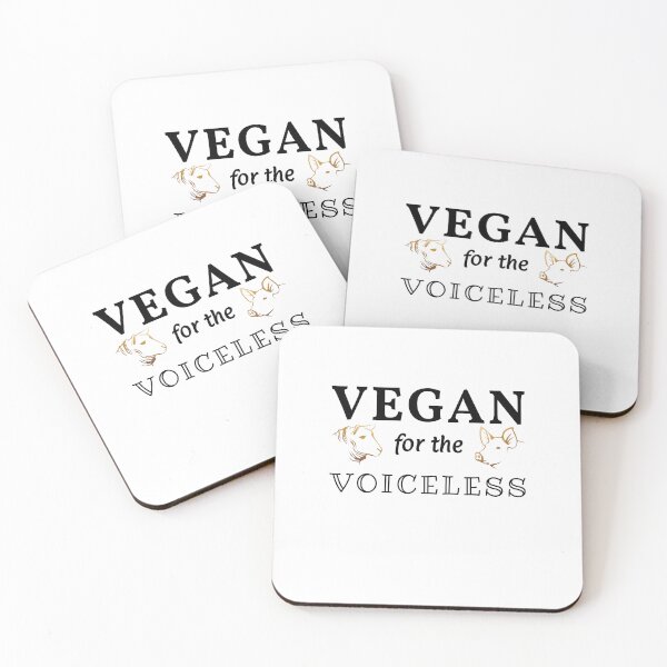 Item preview, Vegan for the Voiceless – Minimalist Pig & Sheep Design designed and sold by VirginieSan.