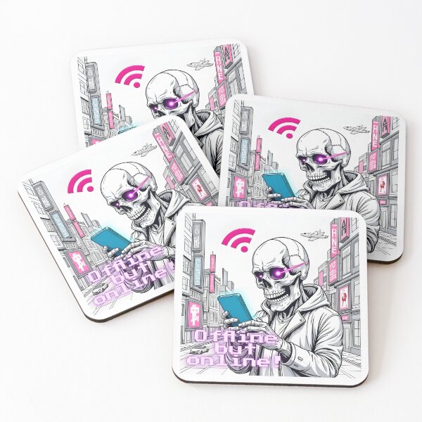 Item preview, The Digital Ghost-Always connected. Never present  designed and sold by PixelInfinite.